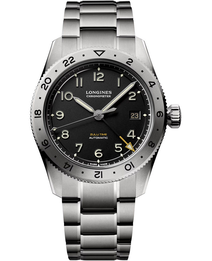 Часы Longines Spirit L3.802.1.59.6 — мужские, черный