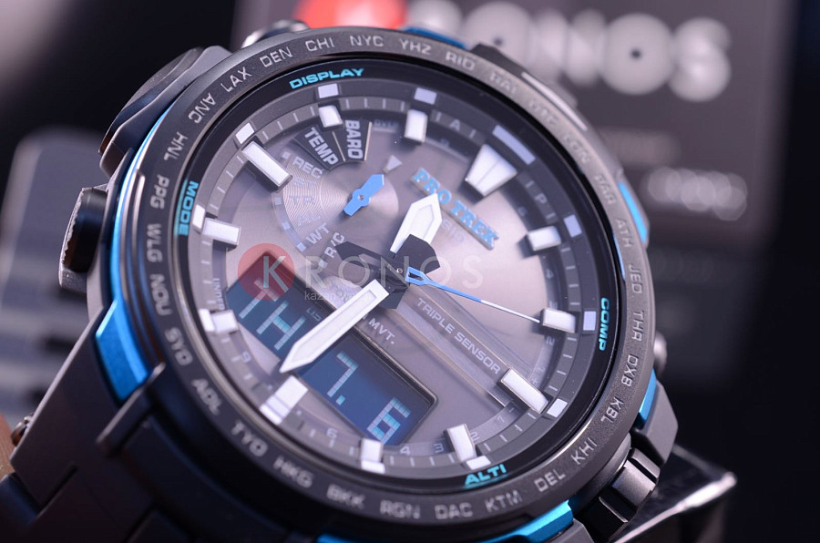 Часы Casio Pro Trek PRW-6100Y-1A — сталь пластик металл, Япония
