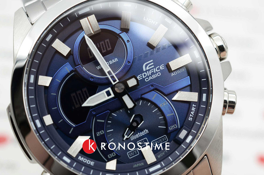 Часы Casio Edifice ECB-30D-2ADF (ECB-30D-2A) — Япония, кварцевые