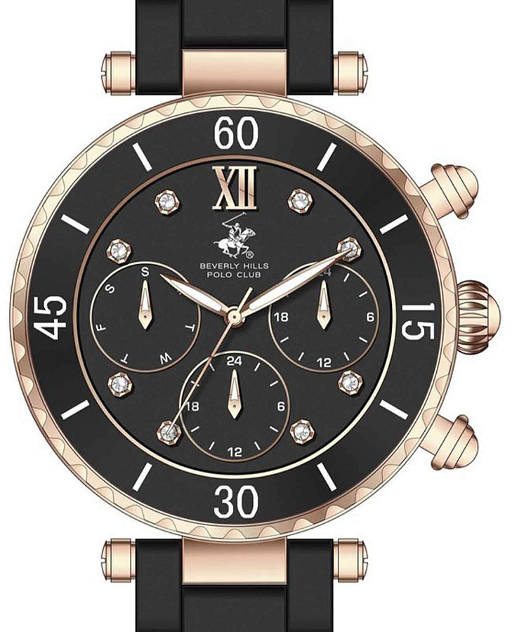 Часы Beverly Hills Polo Club BP3774X.450 — кварцевые, керамика металл сталь