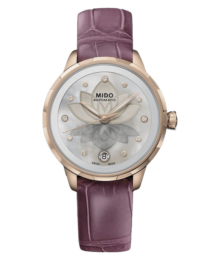 Часы Mido Rainflower Night M043.207.36.106.00 — женские, перламутровый