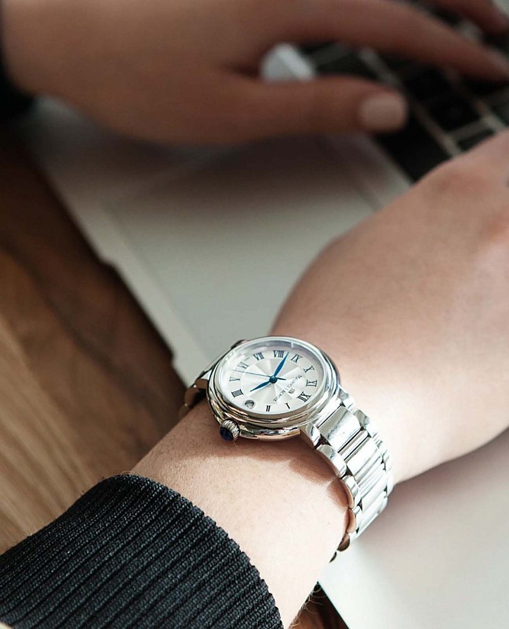 Часы Maurice Lacroix FIABA Date FA1007-SS002-110-1 — серебристый, сталь металл
