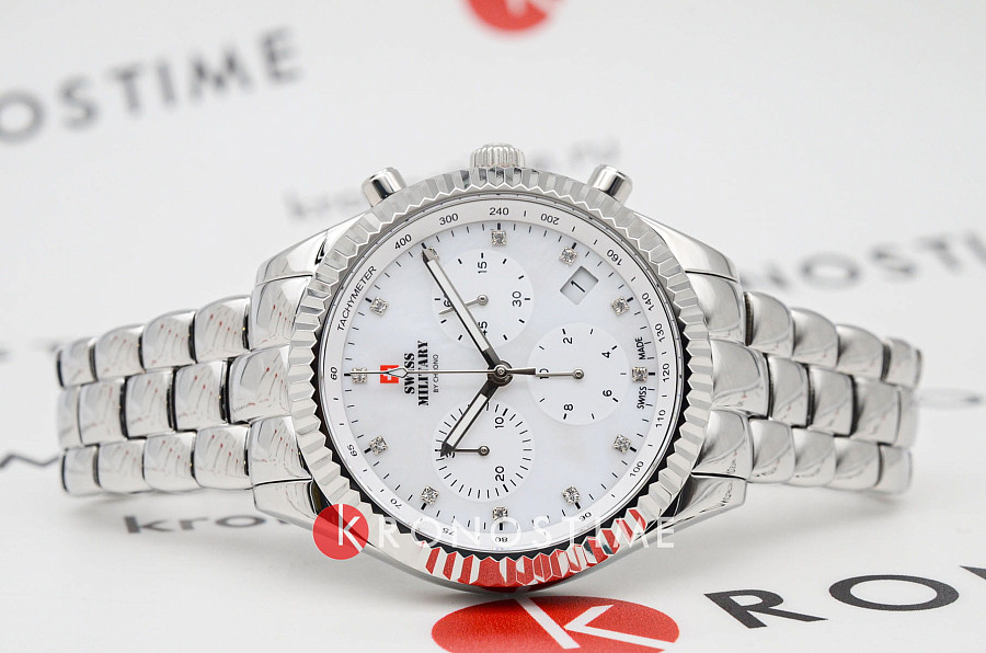 Часы Swiss Military by Chrono SM30207.02 — кварцевые, сталь металл
