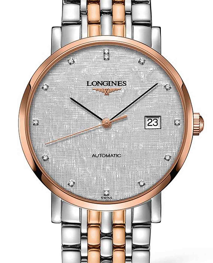 Часы Longines Elegant Collection L4.910.5.77.7 — механические, металл золото сталь