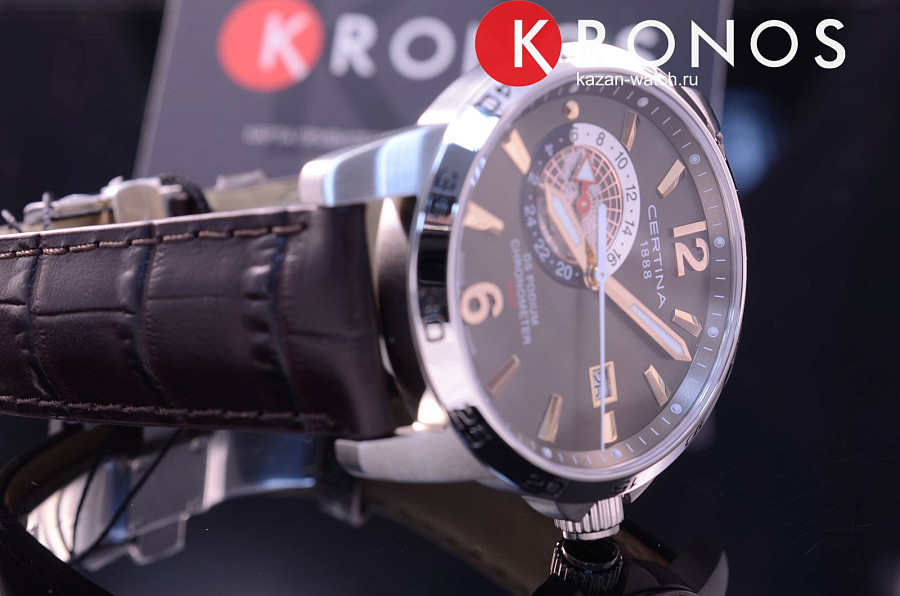 Часы Certina DS Podium GMT C034.455.16.087.01 — кварцевые, сталь металл
