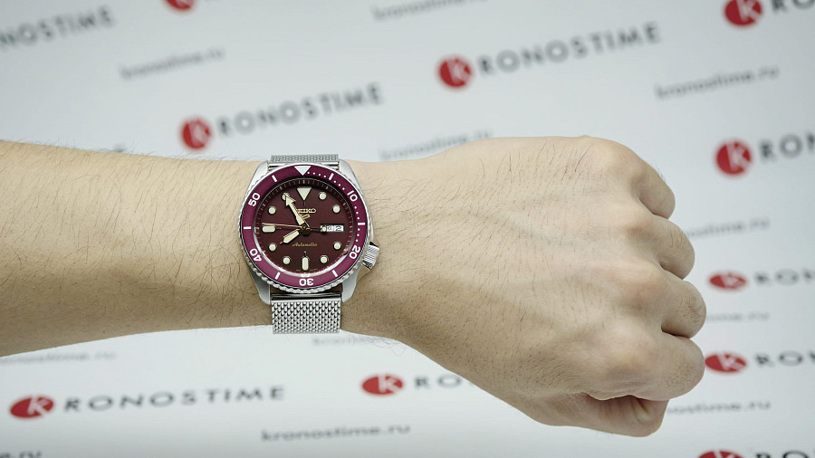 Часы Seiko 5 Sports SRPD69K1 — сталь металл, нержавеющая сталь