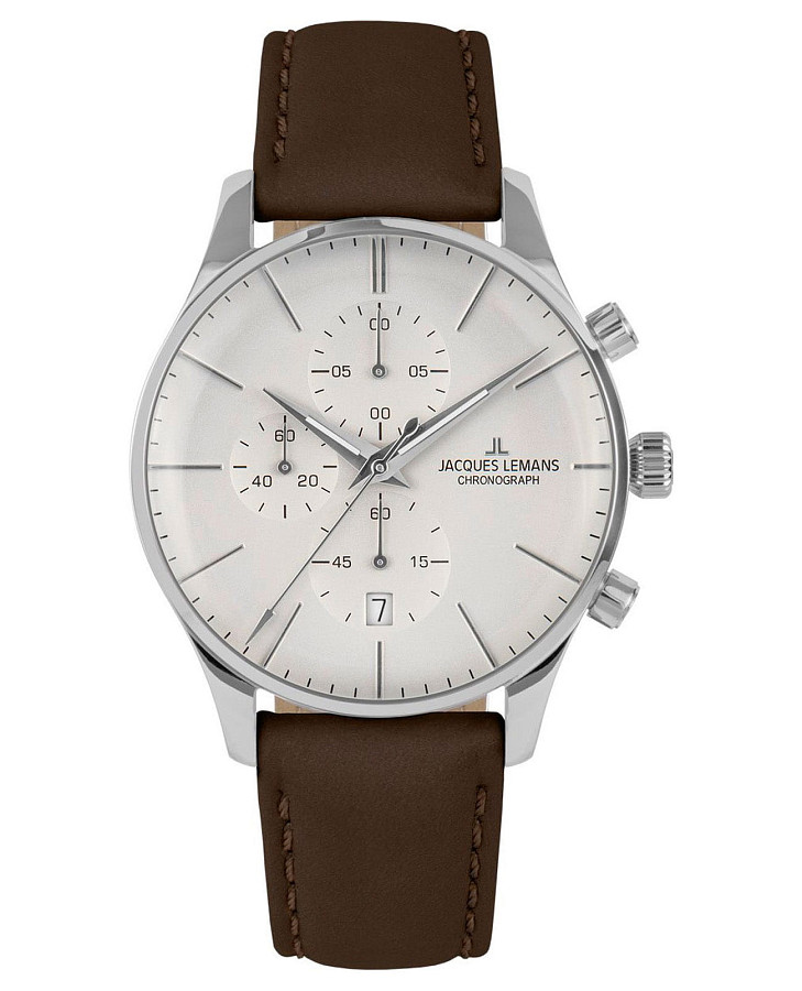 Часы Jacques Lemans Classic 1-2163B — мужские, белый