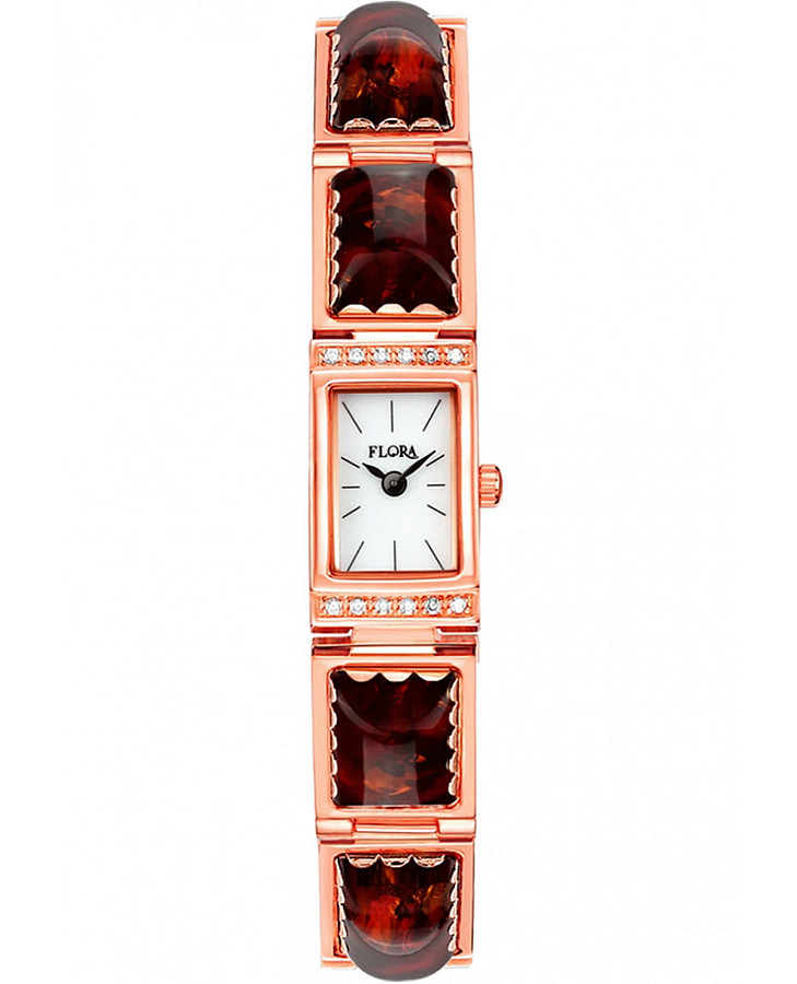 Часы УЧЗ Flora 1141K-2 — женские, белый