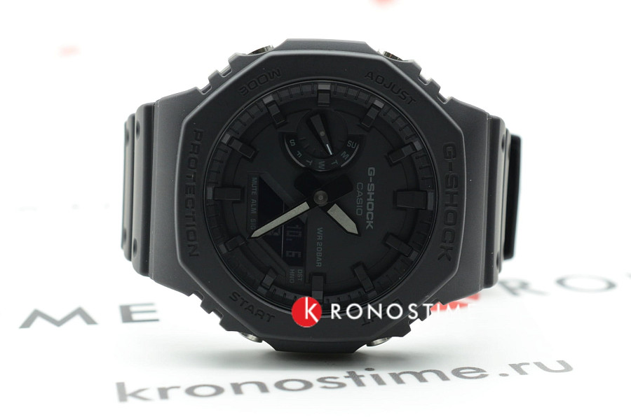 Часы Casio G-Shock GA-2100-1A1NDR (GA-2100-1A1) — черный, электронные