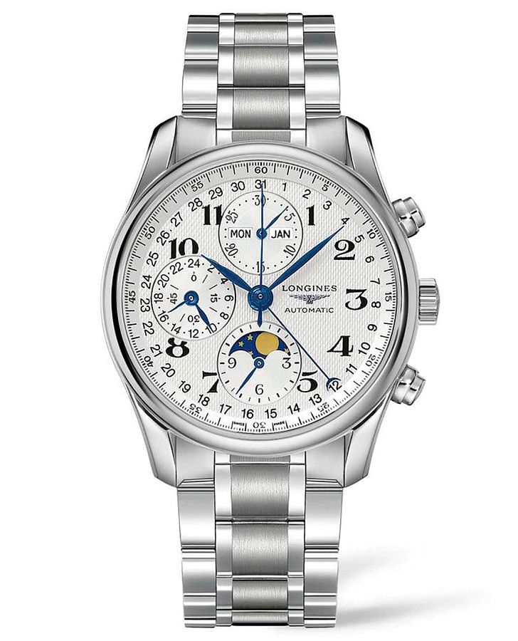 Часы Longines Master Collection L2.673.4.78.6 — мужские, серебристый