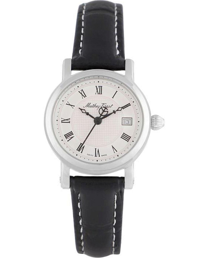 Часы Mathey-Tissot City Leather D31186ABR — женские, белый