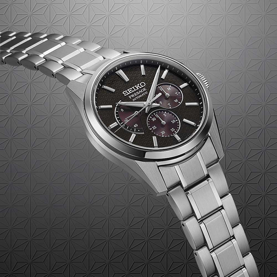 Часы Seiko Presage Sharp Edged Series SPB307 — нержавеющая сталь, мужские