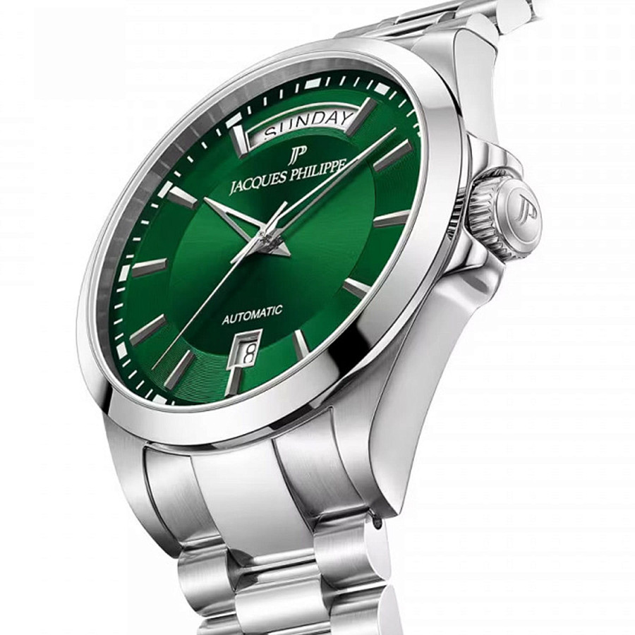 Часы Jacques Philippe Infinitum Day-Date Automatic JPAGS8313X6 — механические, металл сталь