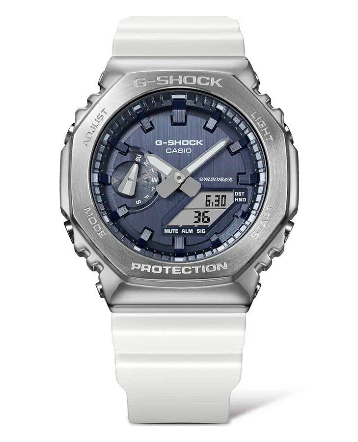 Часы Casio G-Shock GM-2100WS-7ADR (GM-2100WS-7A) — сталь металл, Япония