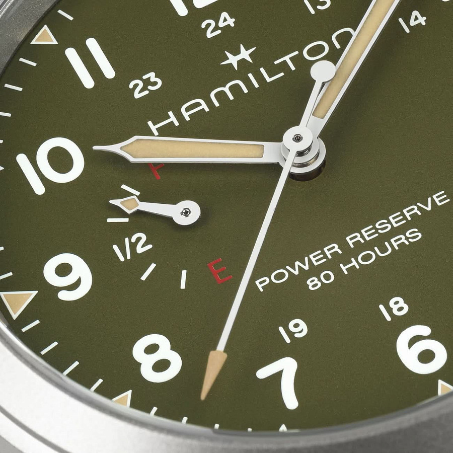 Часы Hamilton Khaki Field Power Reserve H69509160 — сталь металл, Швейцария