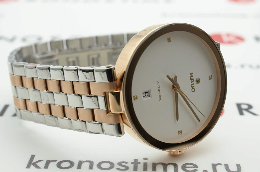 Часы Rado Florence Automatic Diamonds R48902733 — сталь c pvd покрытием, мужские