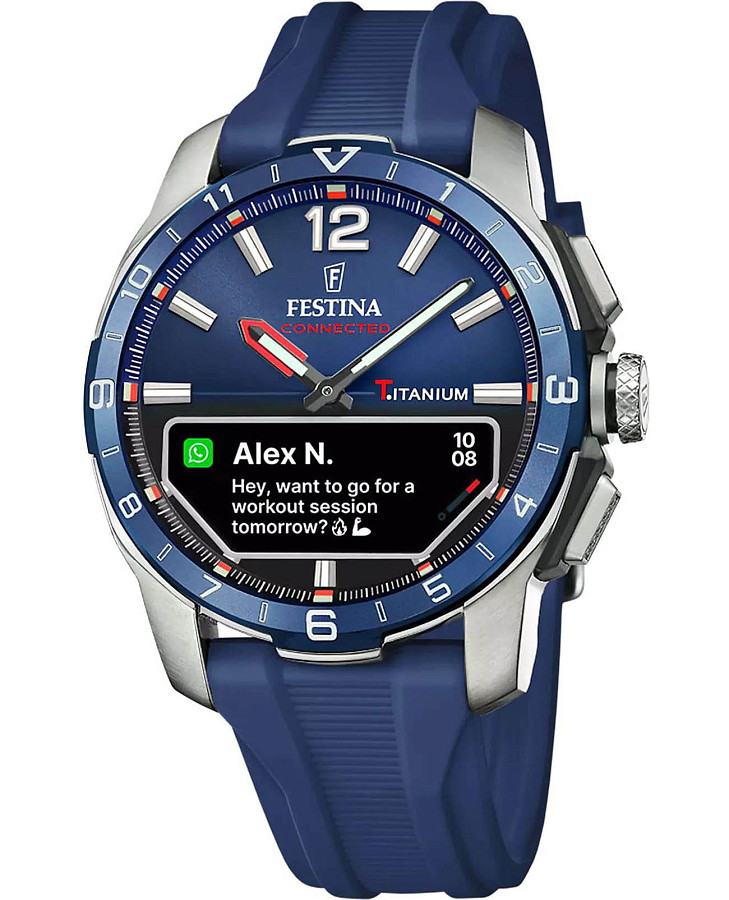 Часы Festina Connected D F23000/1 — мужские, синий