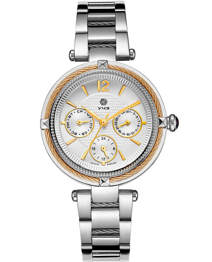 Часы УЧЗ Spectr 3039B-3 — женские, серебристый