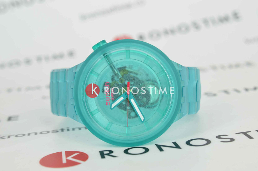 Часы Swatch Big Bold Biosourced Lacquered SB05L101 — биоматериал, мужские