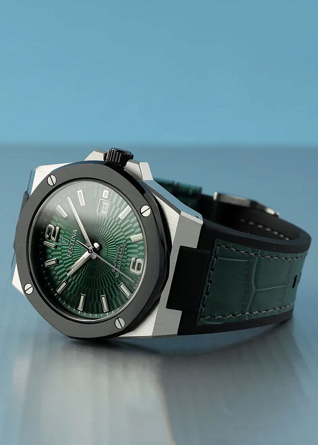 Часы Festina Swiss Made F22001/3 — кварцевые, сталь металл