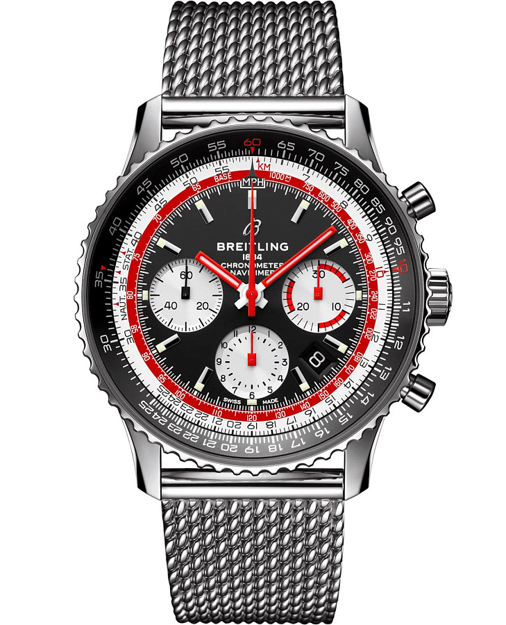 Часы Breitling Navitimer B01 Chronograph 43 Swissair AB01211B1B1A1 — мужские