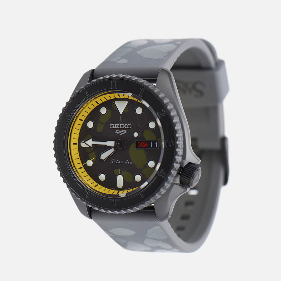 Часы Seiko 5 Sports SRPH69K1S — механические, сталь металл