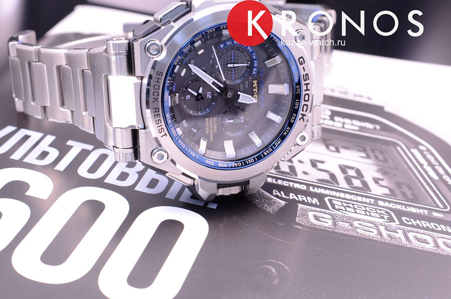 Часы Casio G-Shock Premium MTG-G1000D-1A2 — черный, сталь