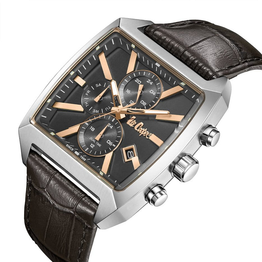 Часы Lee Cooper LC08180.594 — кварцевые, суперметалл металл