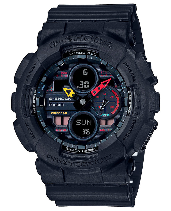 Часы Casio G-Shock GA-140BMC-1A — мужские, черный