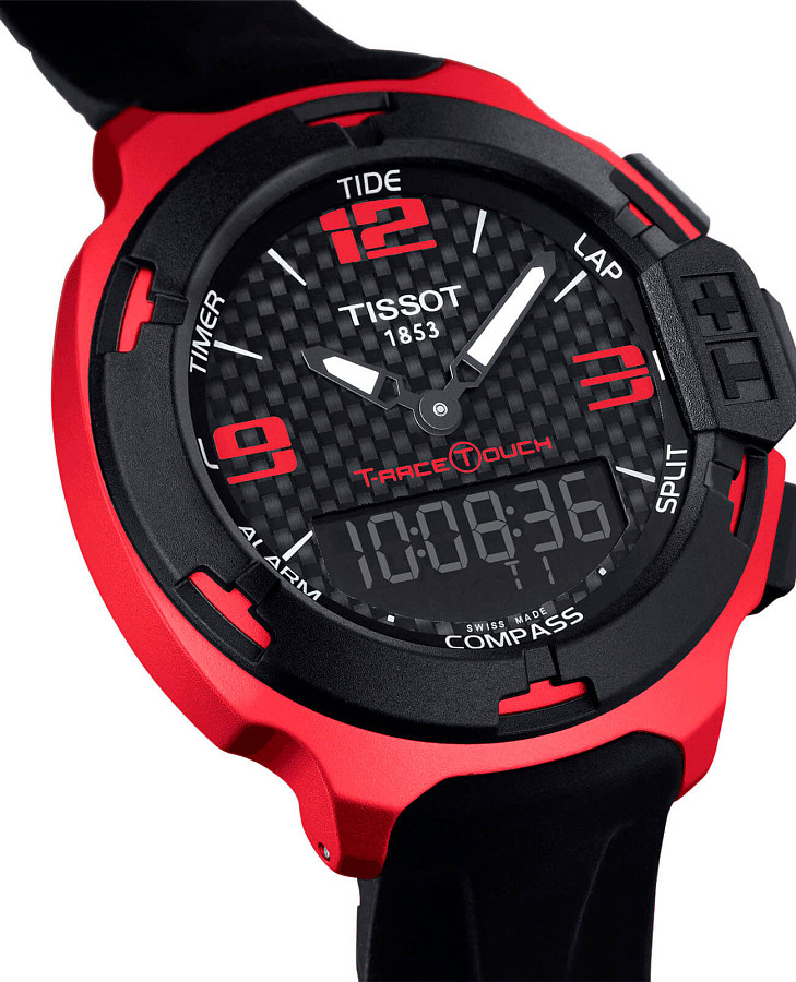Часы Tissot T-Race Touch Aluminium T081.420.97.207.00 — кварцевые, алюминий титан