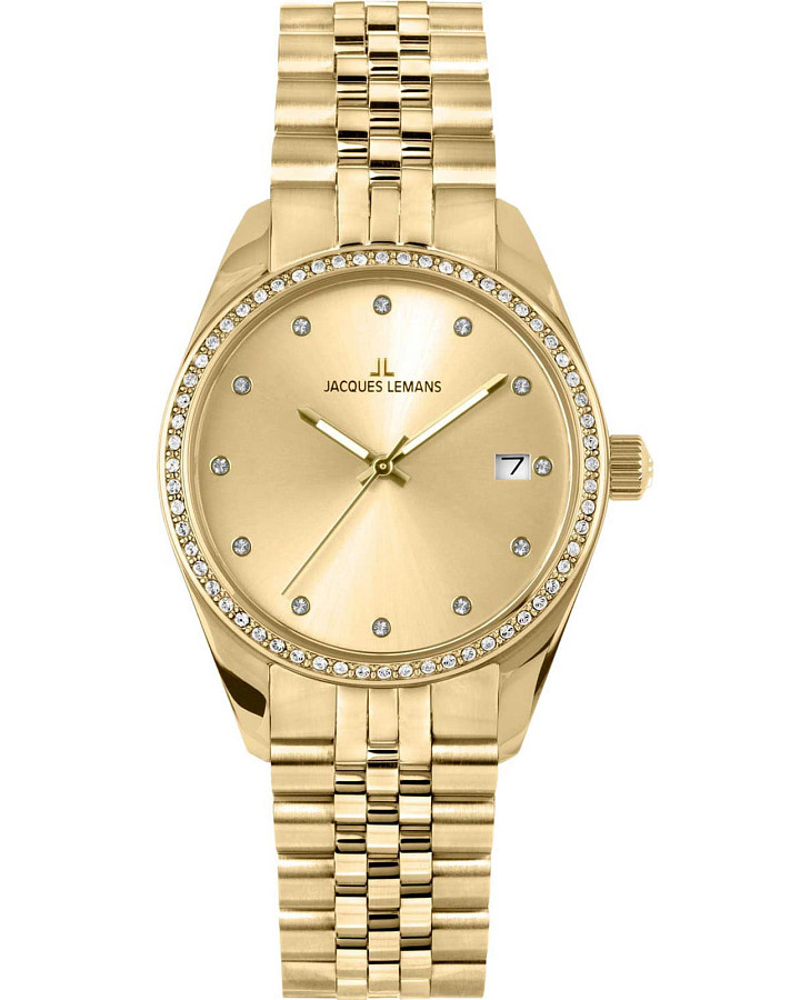 Часы Jacques Lemans 1-2133F — женские, золотой