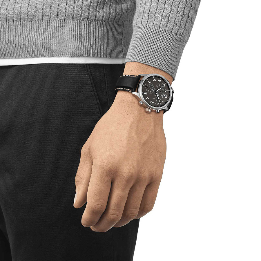 Часы Tissot Chrono XL T116.617.16.062.00 — кварцевые, сталь металл