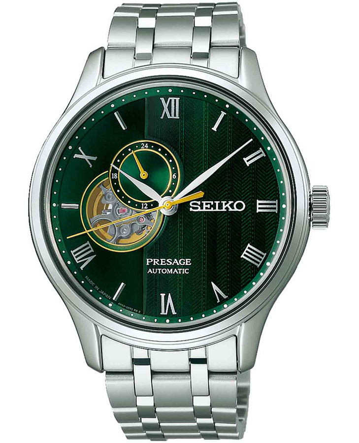 Часы Seiko Presage SSA463J1 — мужские, зеленый