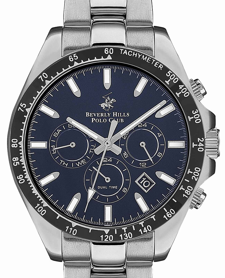 Часы Beverly Hills Polo Club BP3127X.392 — кварцевые, металл сталь