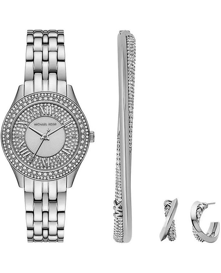 Часы Michael Kors Harlowe MK4975SET — женские, серебристый