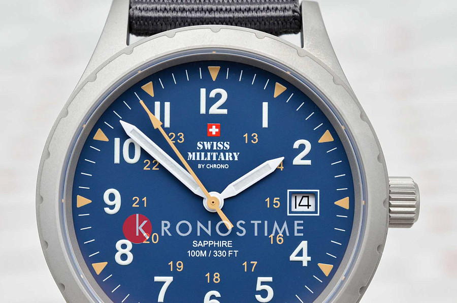 Часы Swiss Military by Chrono Classic Army SM34108.05 — металл сталь, Швейцария