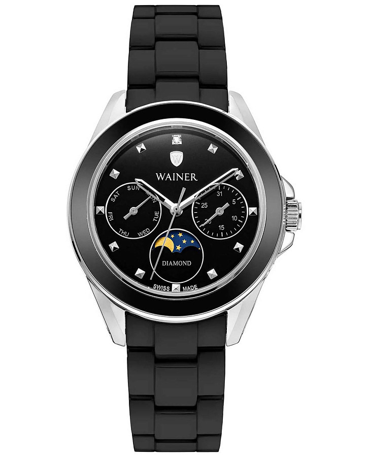 Часы Wainer Diamond WA.18040-A — женские, черный