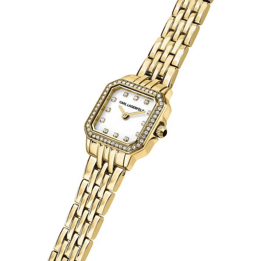 Часы Karl Lagerfeld Icon Square Mini R0553111501 — кварцевые, металл сталь