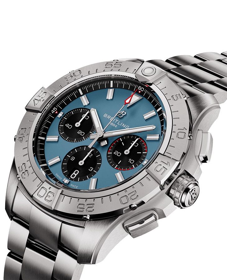 Часы Breitling Avenger B01 Chronograph 44 AB0147101C1A1 — механические, сталь металл