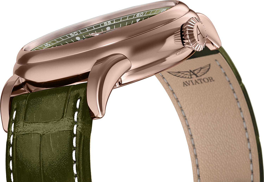Часы Aviator Douglas Day-Date V.3.35.2.279.4 — кожаный, мужские