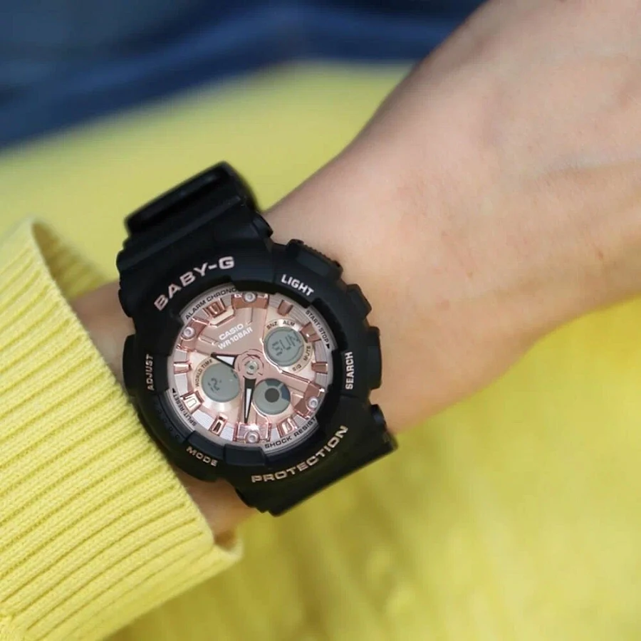 Часы Casio Baby-G BA-130-1A4DR (BA-130-1A4ER) — пластик, Япония