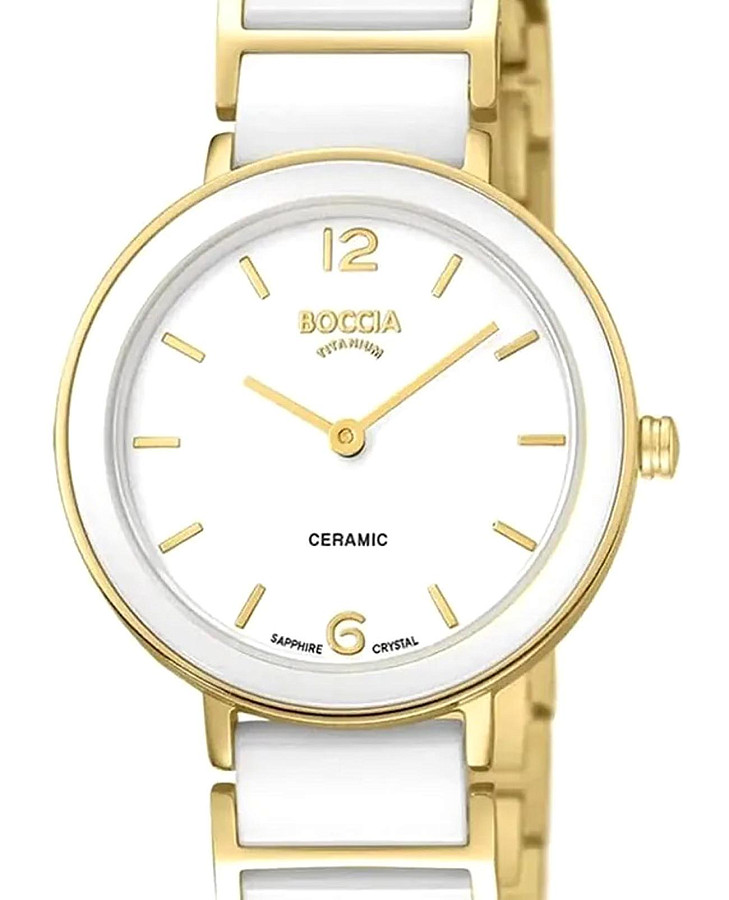 Часы Boccia Titanium Circle-Oval 3311-03 — кварцевые, титан