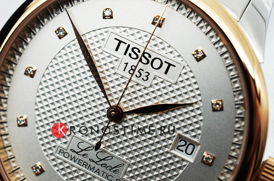 Часы Tissot Le Locle Powermatic 80 T006.407.22.036.01 — мужские, сталь c pvd покрытием