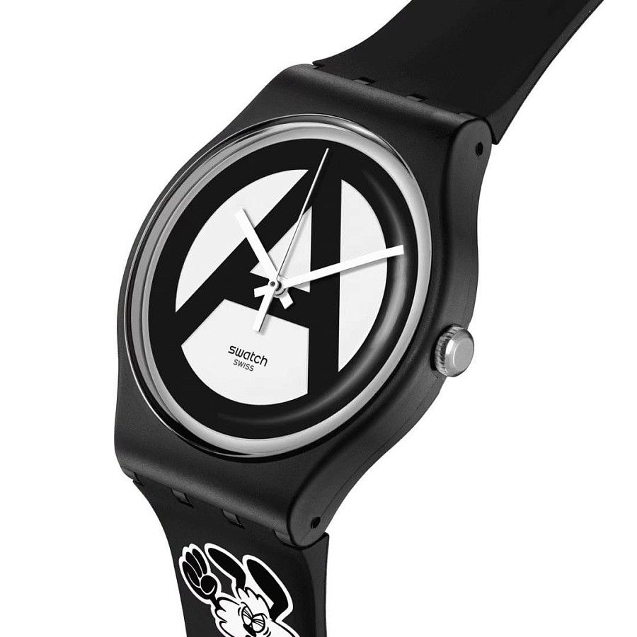 Часы Swatch New Gent Biosourced SO29Z138 — кварцевые, пластик