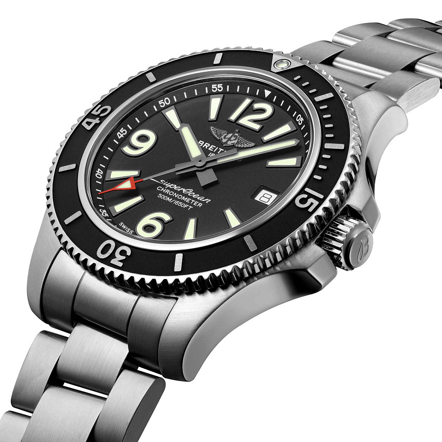 Часы Breitling Superocean Automatic 42 A17366021B1A1 — механические, сталь металл