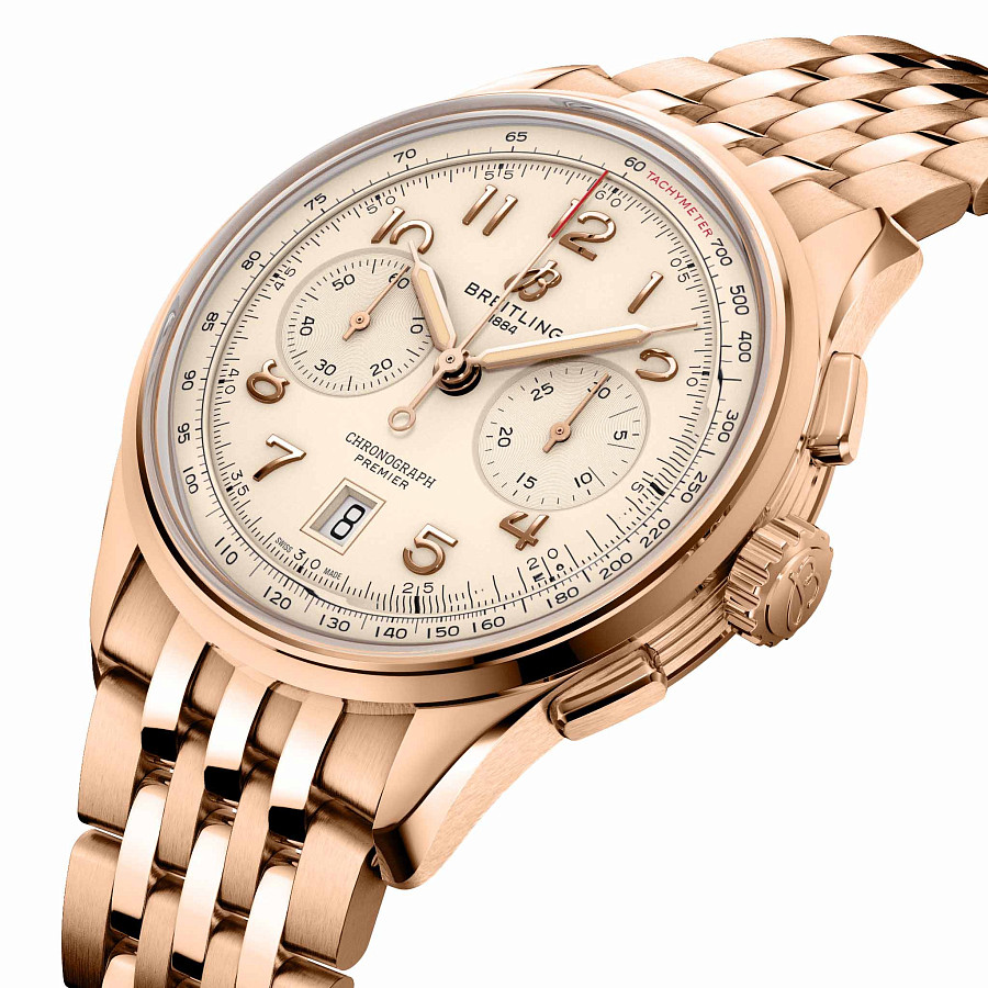 Часы Breitling Premier B01 Chronograph 42 RB0145371G1R1 — артикул RB0145371G1R1