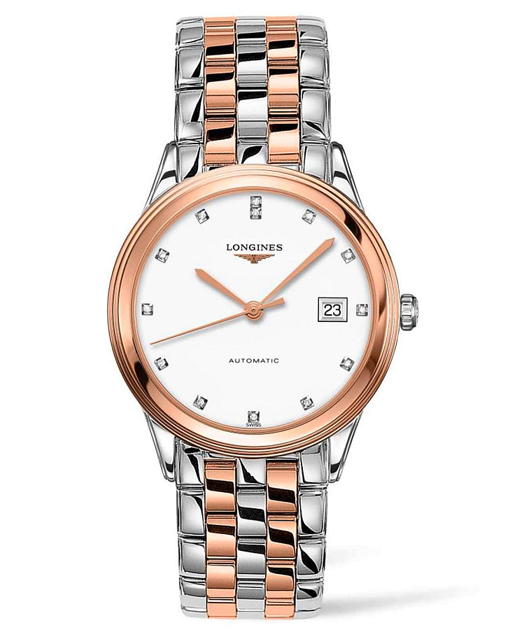 Часы Longines Flagship L4.974.3.99.7 — мужские, белый