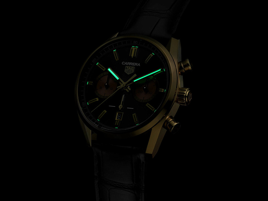 Часы TAG Heuer Carrera 60th Anniversary CBN2044.FC8313 — кожаный, мужские