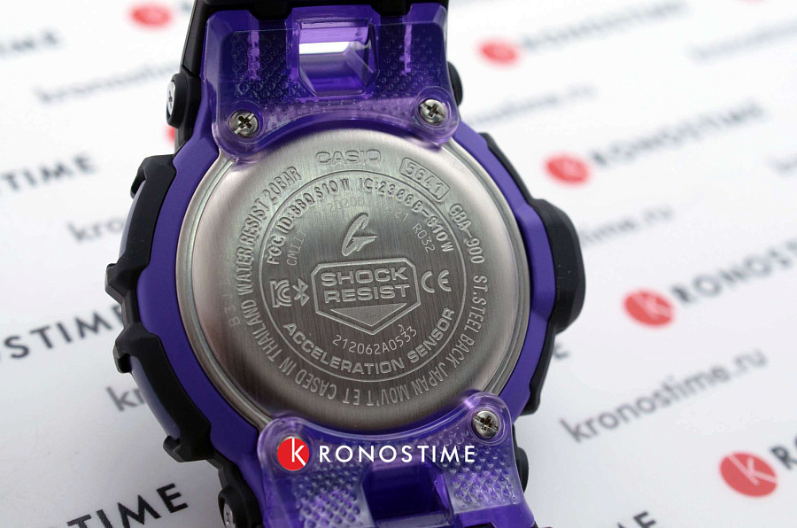 Часы Casio G-Shock GBA-900-1A6DR (GBA-900-1A6) — Япония, электронные