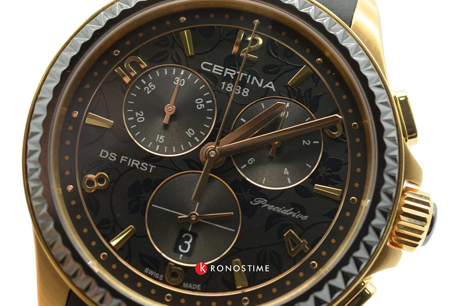 Часы Certina DS First Lady Ceramic C030.217.37.057.00 — сталь металл, Швейцария